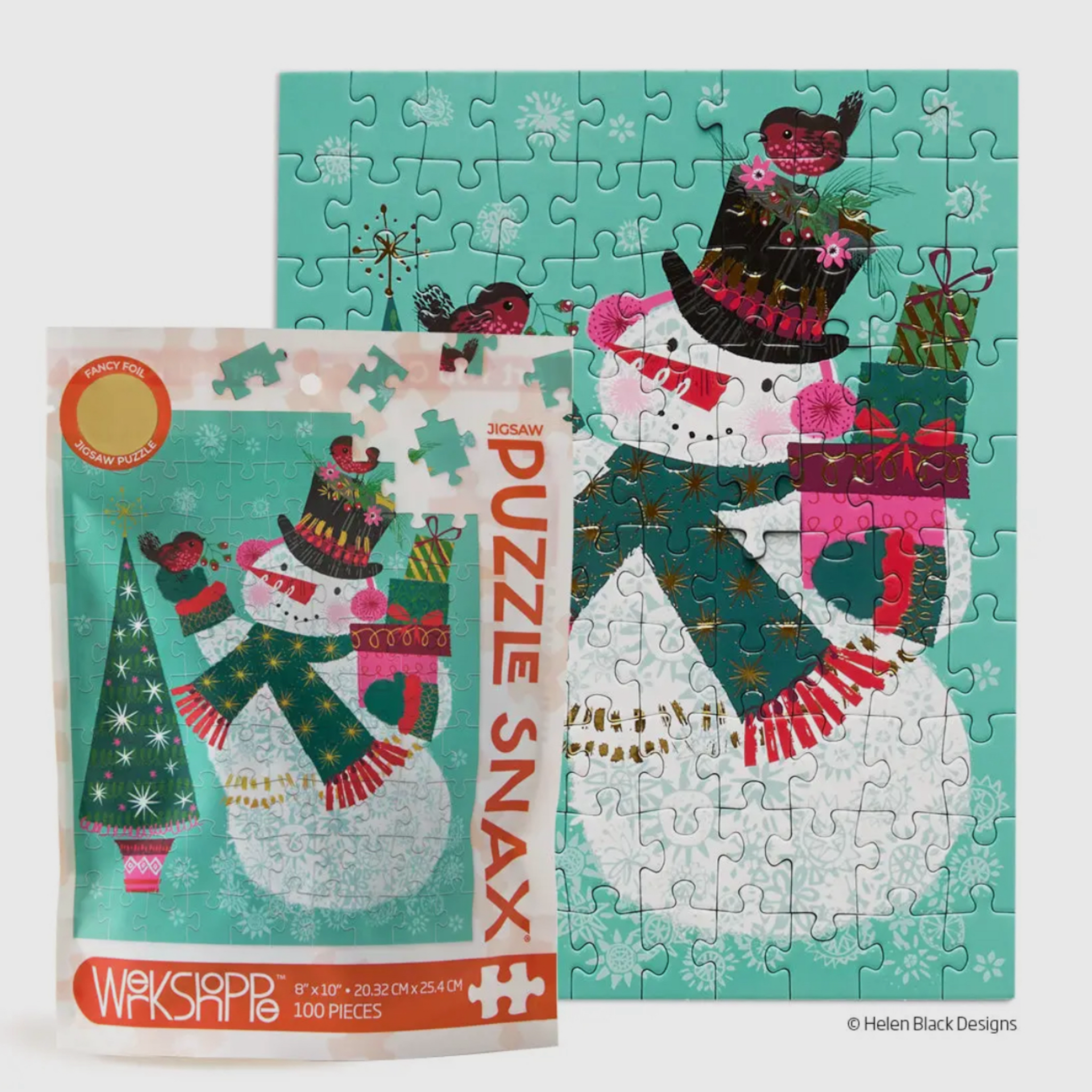 Snowman Puzzle Snax