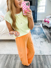 Load image into Gallery viewer, Jess Woven Cargo Pants - Orange
