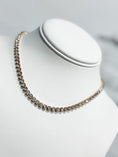 Load image into Gallery viewer, Crown Karat Tennis Necklace
