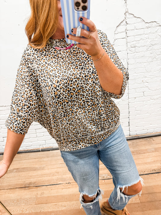 Katrina Leopard Top