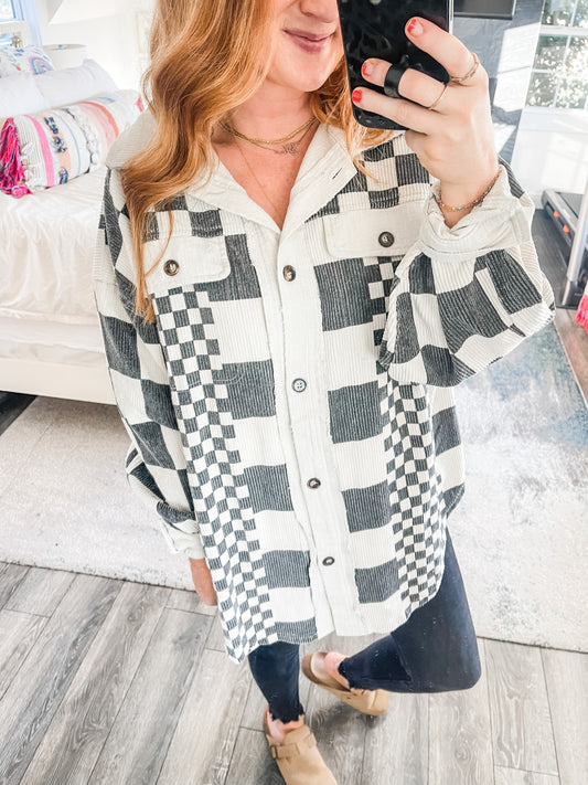 Kiley Checkered Shacket