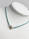 Load image into Gallery viewer, Blue Freshwater Pearl Necklace
