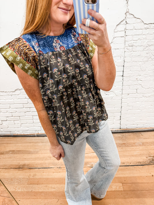 Leslie Floral Top