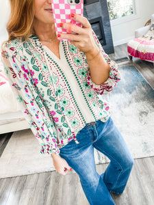 Elise Printed Top