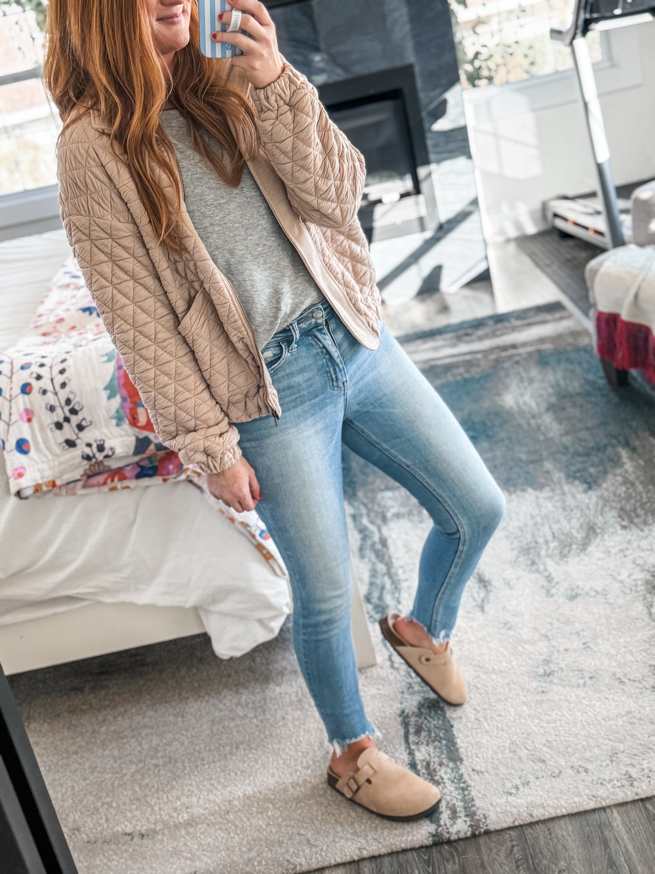 Layla Quilted Bomber Jacket