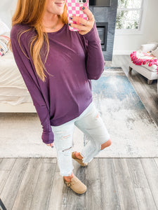 Tayler Top - Plum