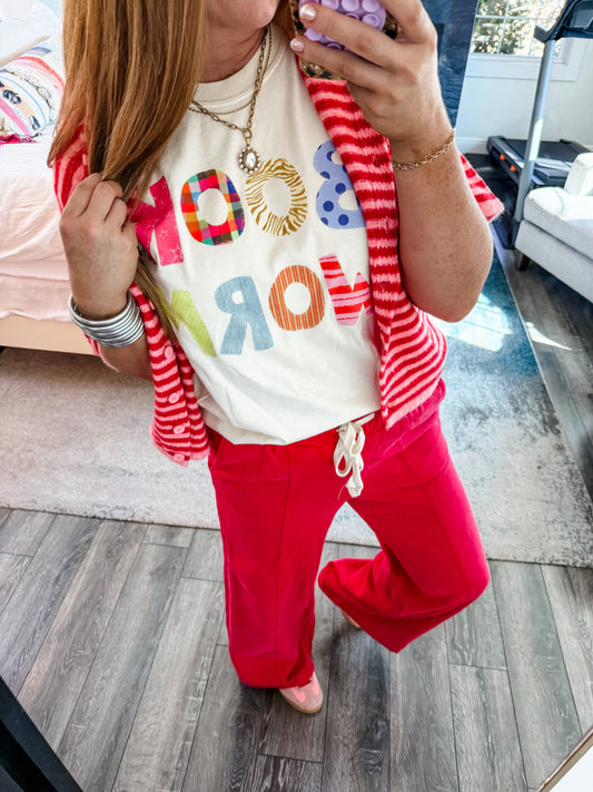 Book Worm Graphic Tee