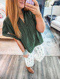 Load image into Gallery viewer, Laramie Flutter Top - Green
