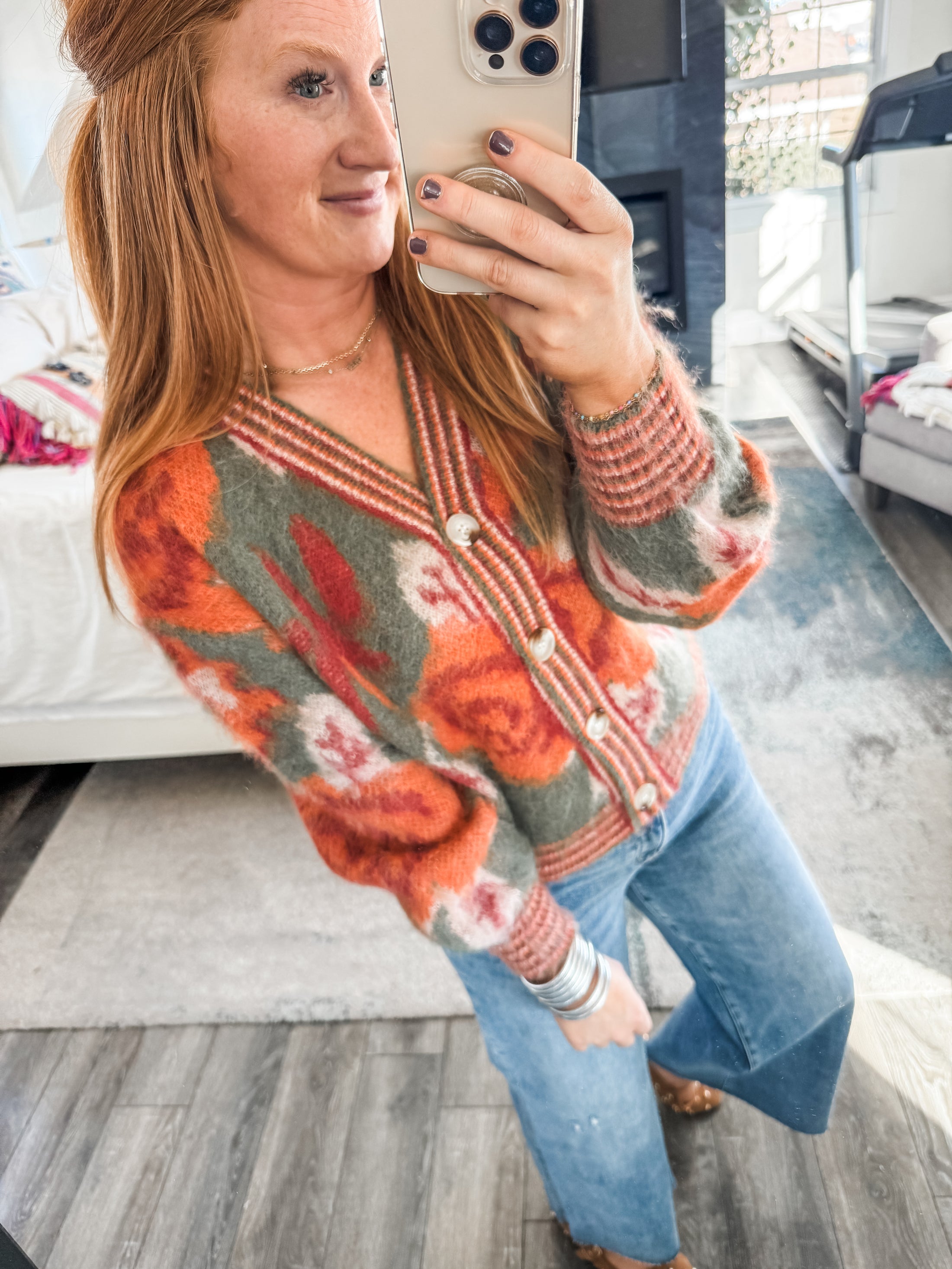 Nina Floral Cardigan