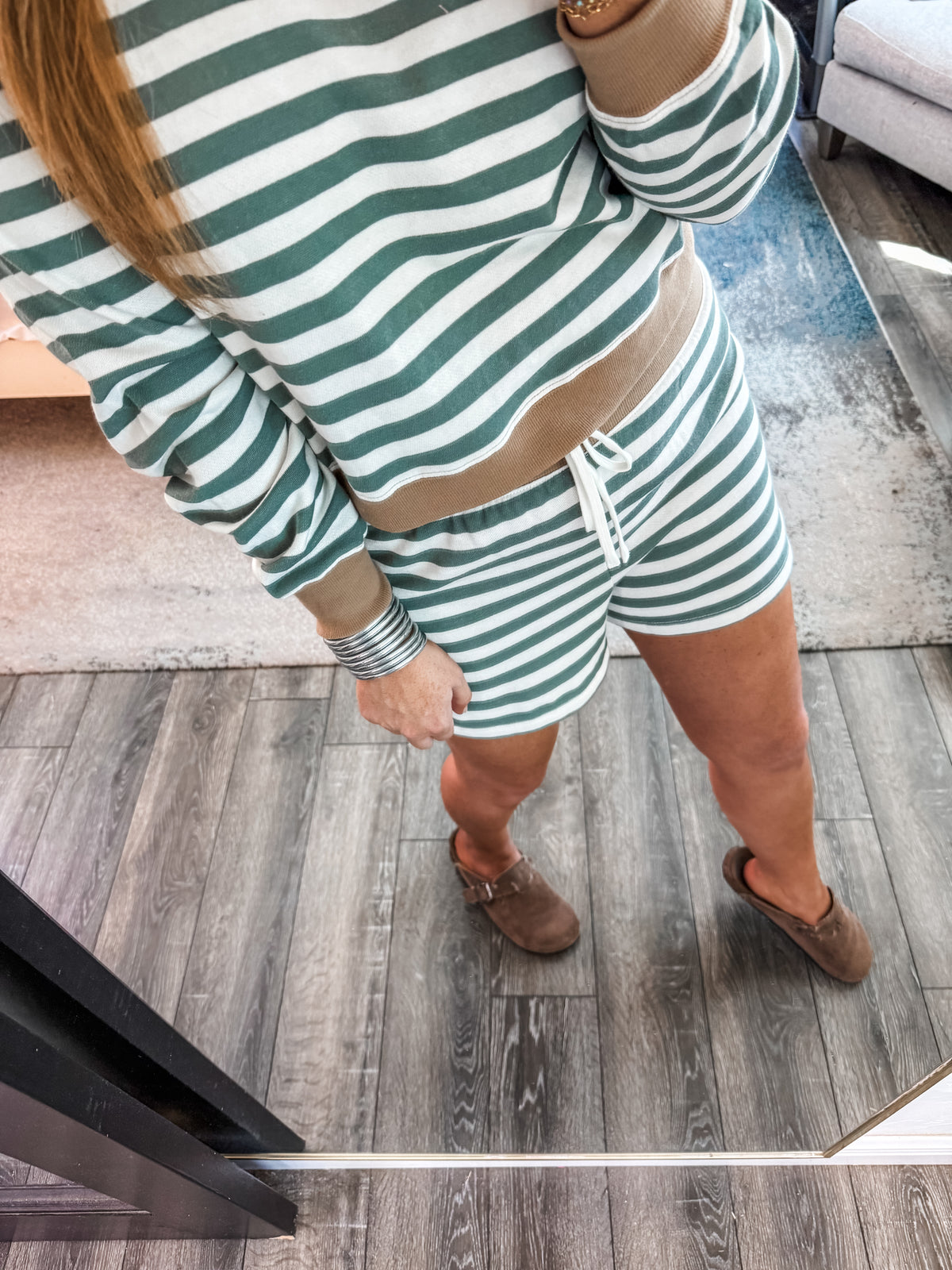 Z Supply Low Key Stripe Sweatshirt