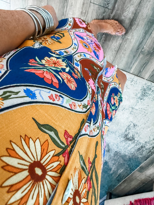 Elle Patterned Dress