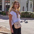 Load image into Gallery viewer, Hobo Fern Zip Flap Crossbody - Pebbled Leather Stonewash
