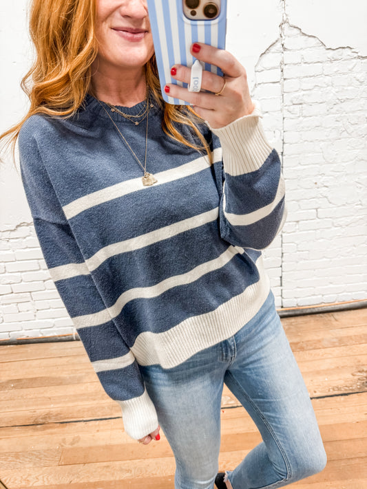 Z Supply Jordane Striped Sweater