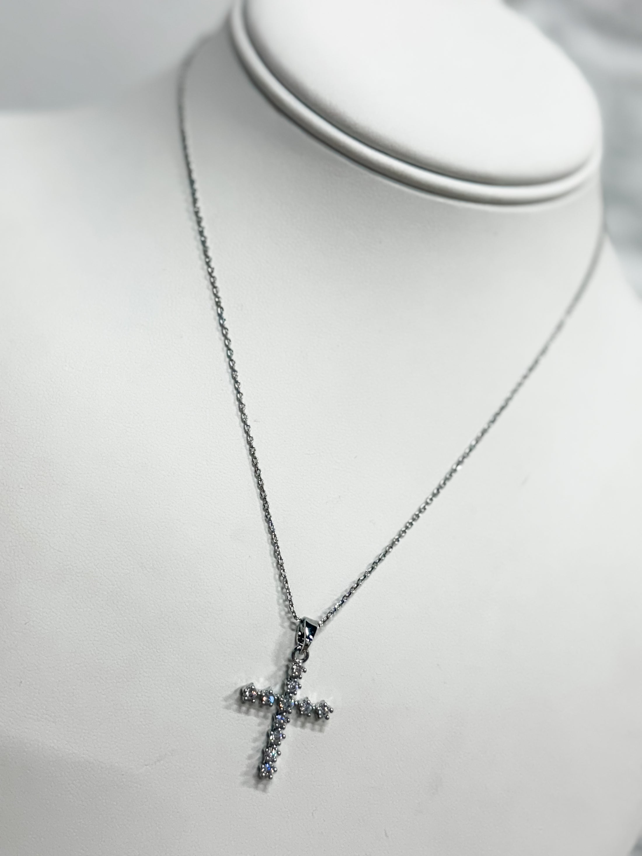 Link & Light Cross Necklace