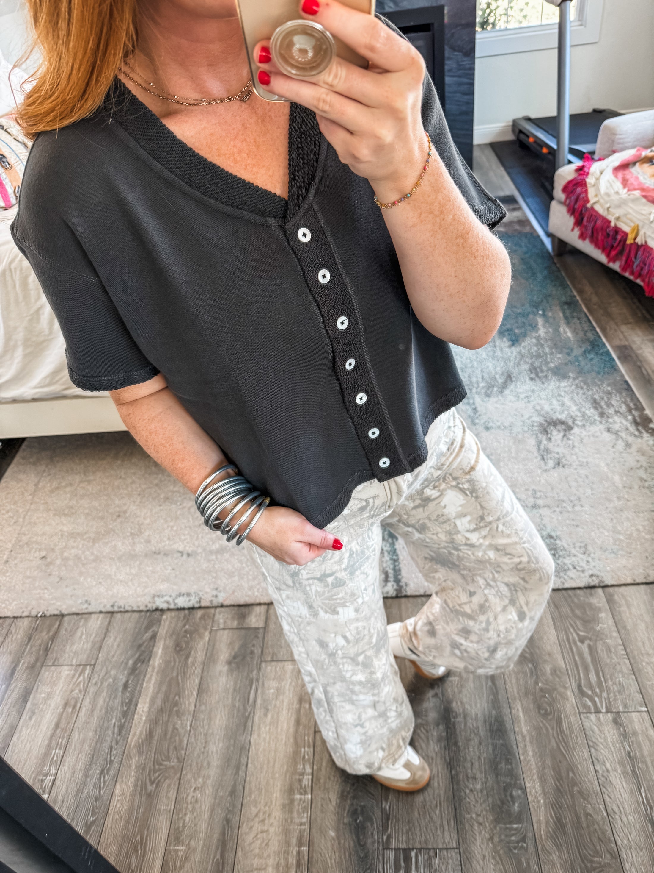 Brinkley Button Up Top