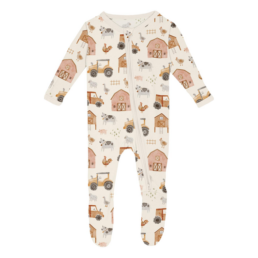 Kickee Pants Footie - Natural Farm Life