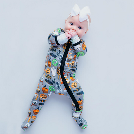 Kickee Pants Footie - Halloween Treats
