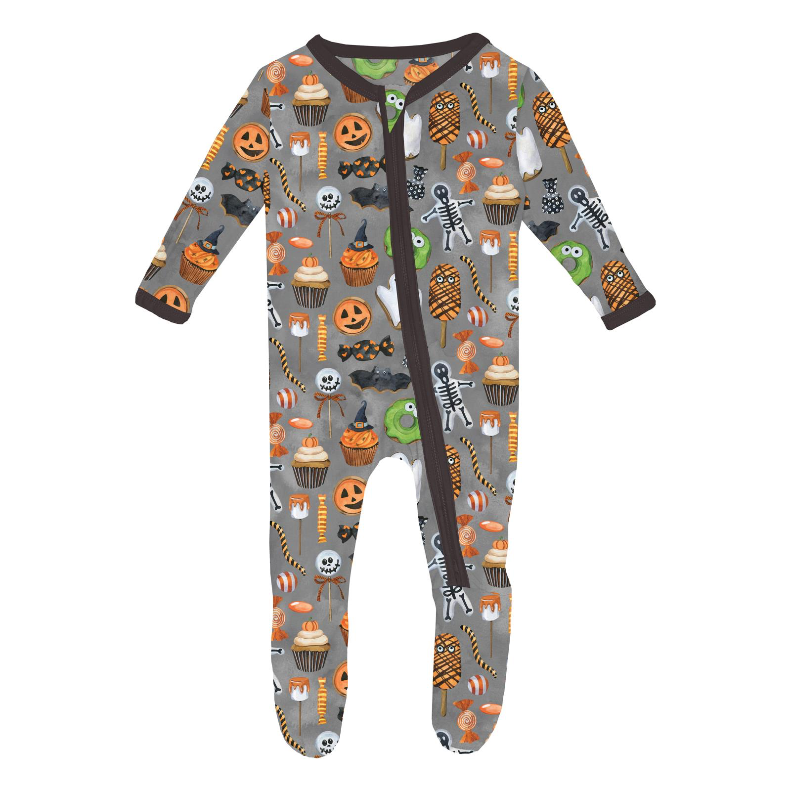 Kickee Pants Footie - Halloween Treats
