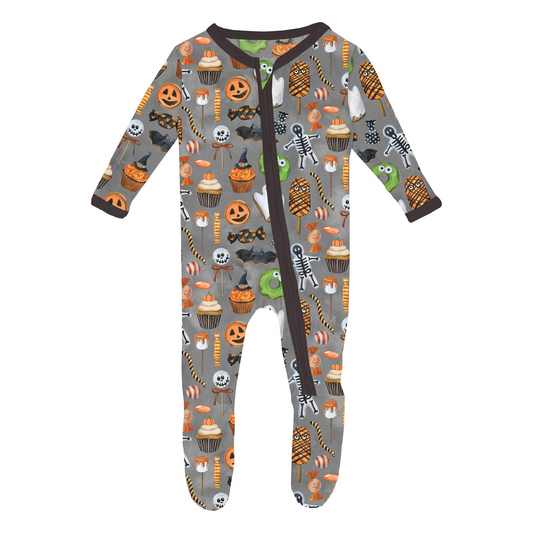 Kickee Pants Footie - Halloween Treats