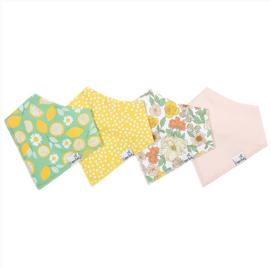 Copper Pearl Bandana Bibs - Lemon