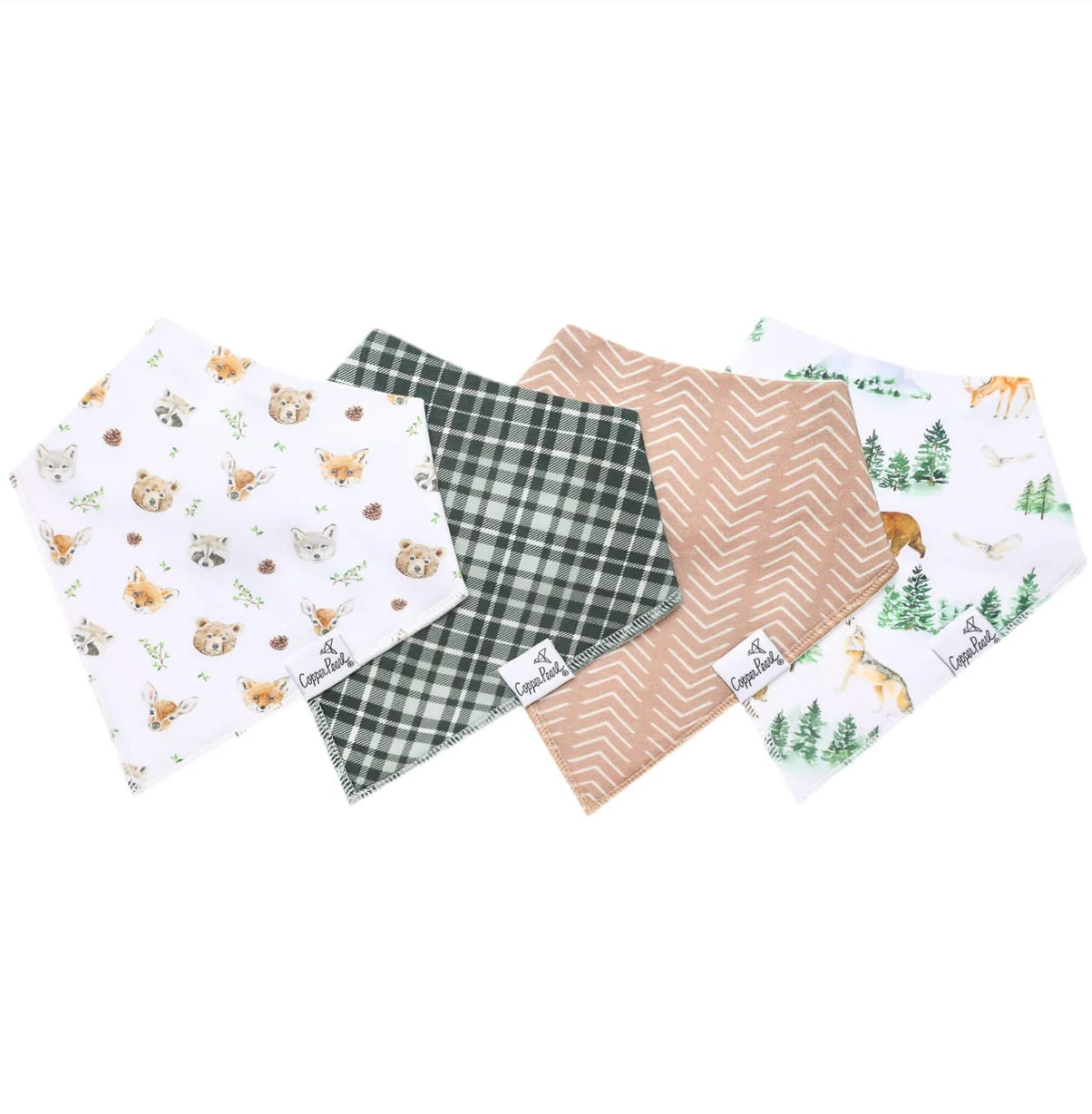 Copper Pearl Bandana Bibs - Wilder