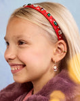 Load image into Gallery viewer, Kids Bejeweled Headband - red
