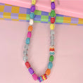 Load image into Gallery viewer, Color Party Silver Necklace
