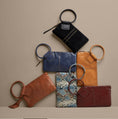 Load image into Gallery viewer, Hobo Sable Wristlet - Blue Stone
