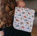 Load image into Gallery viewer, Copper Pearl Burp Cloths - Disney Cars
