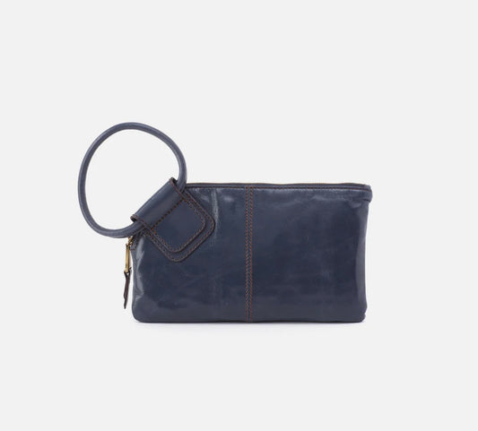 Hobo Sable Wristlet - Blue Stone