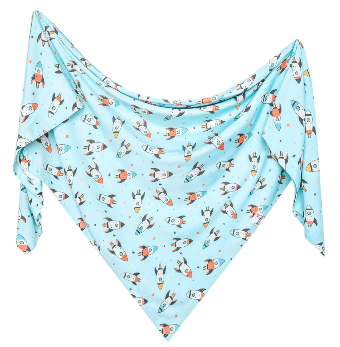 Copper Pearl Bamboo Swaddle - Rocketeer