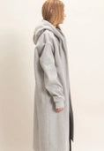 Load image into Gallery viewer, Micah Hooded Cardigan - Heather Grey
