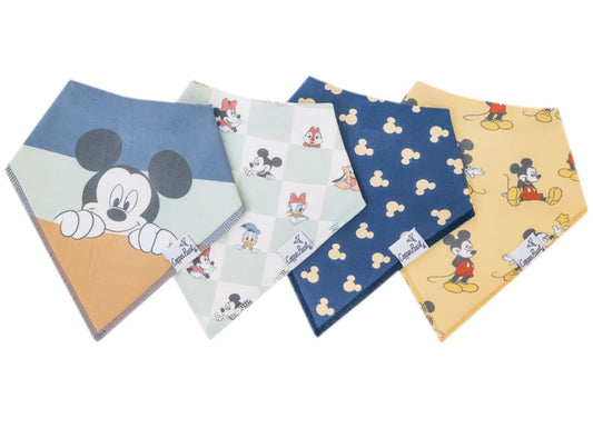 Copper Pearl Bandana Bibs - Mickey and Friends