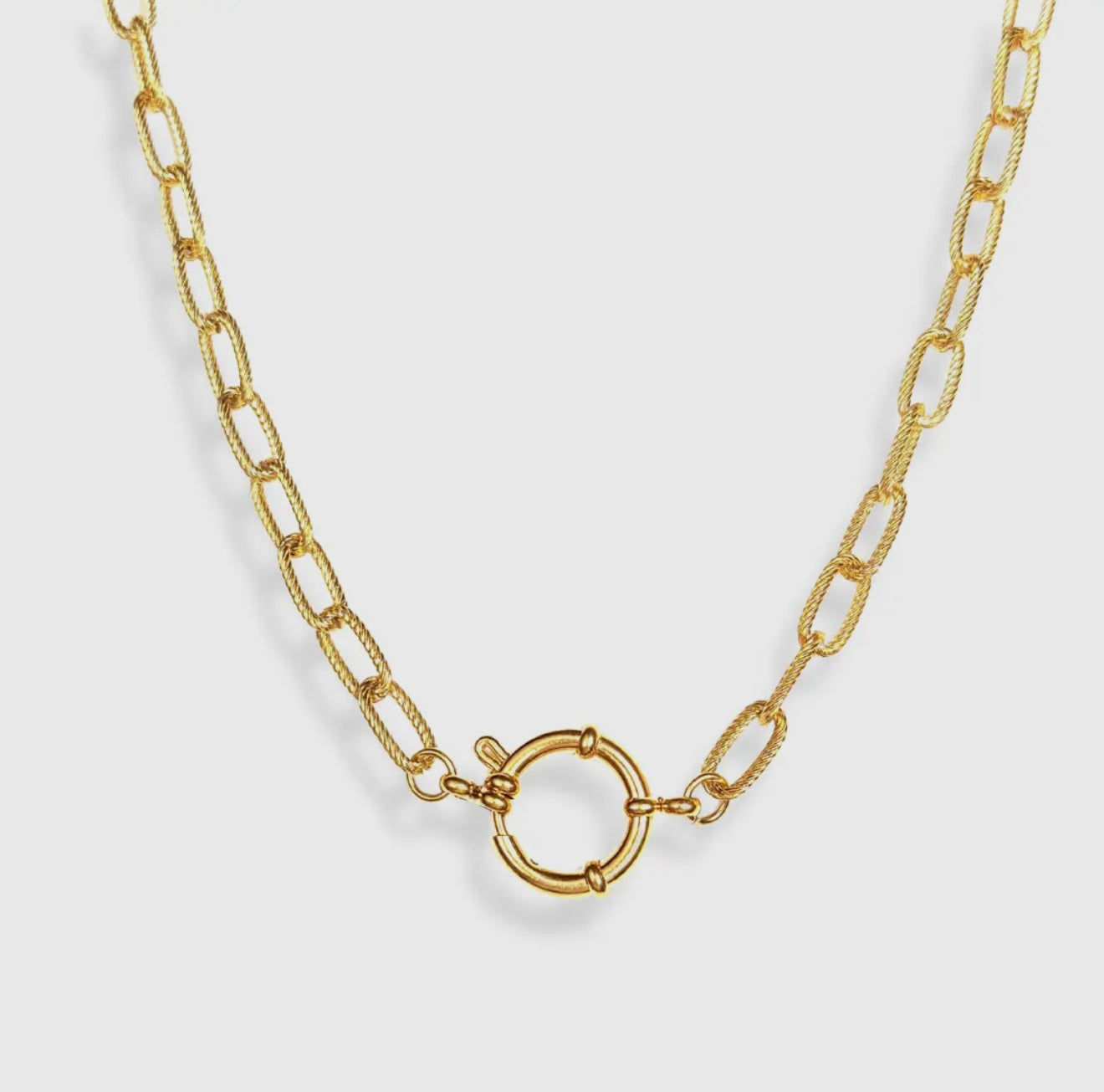 Paperclip Carabiner Necklace