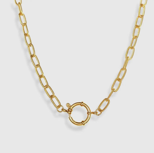Paperclip Carabiner Necklace