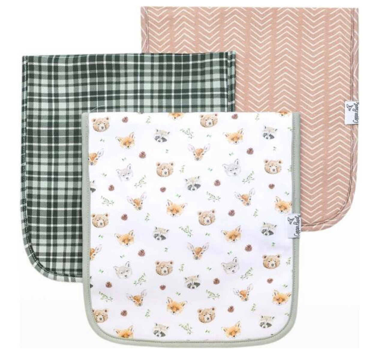 Copper Pearl Burp Cloth Set - Wilder
