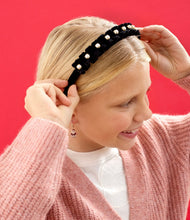 Load image into Gallery viewer, Kids Black Velvet Headband
