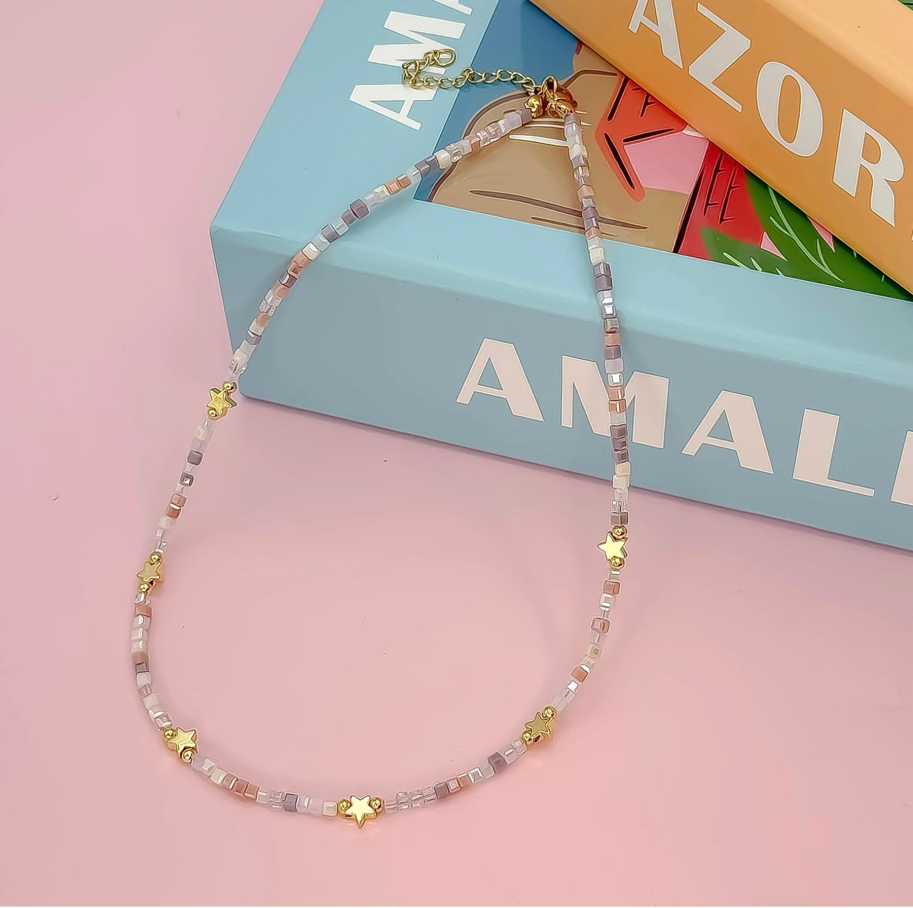 Born to Shine Necklace - Nude