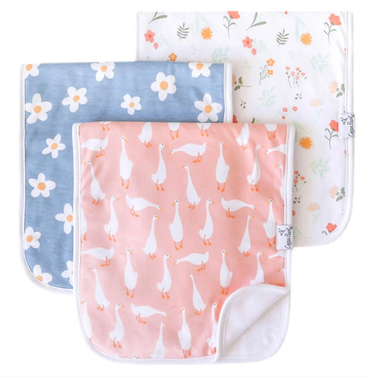 Copper Pearl Burp Cloth Set - Goosie