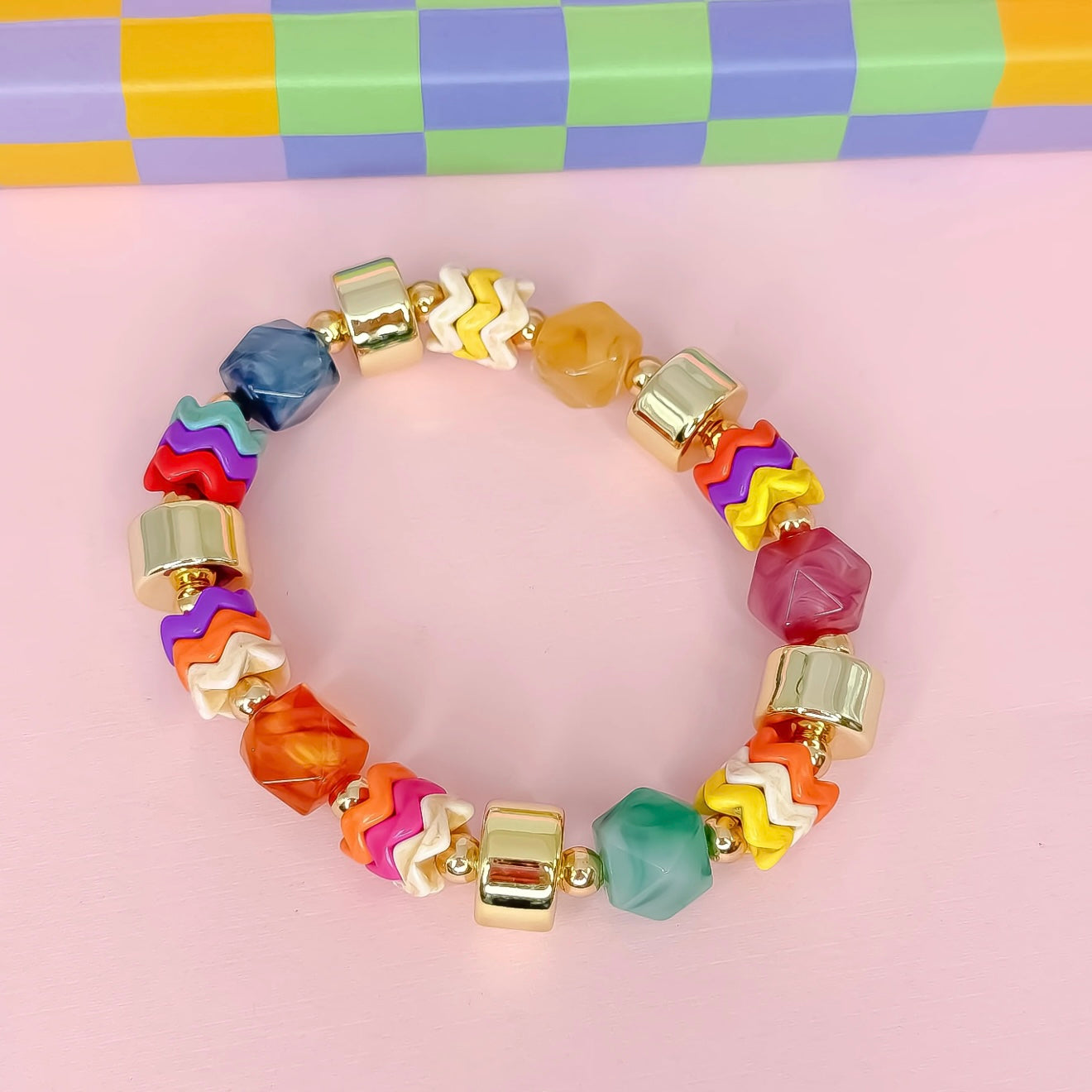Electric Chic Gold Bracelet