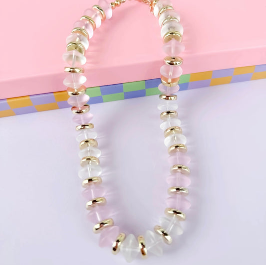 Frosted Blush Necklace