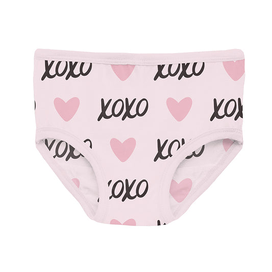 Kickee Pants Panties - Shrinking Violet XOXO