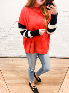 Brianne Sweater -Red