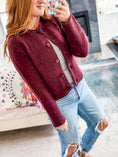 Load image into Gallery viewer, Z Supply Breen Cardigan - Merlot
