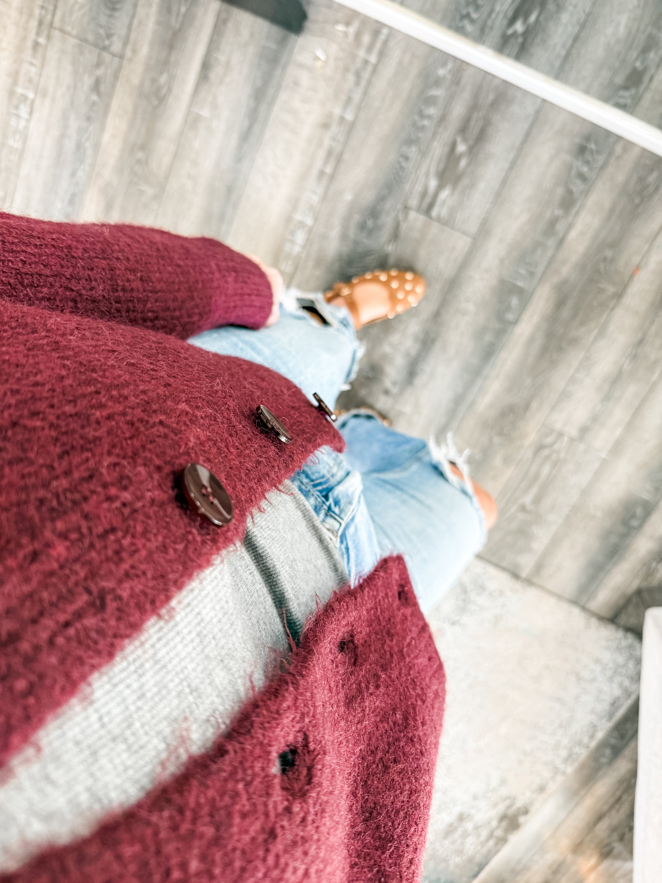 Z Supply Breen Cardigan - Merlot