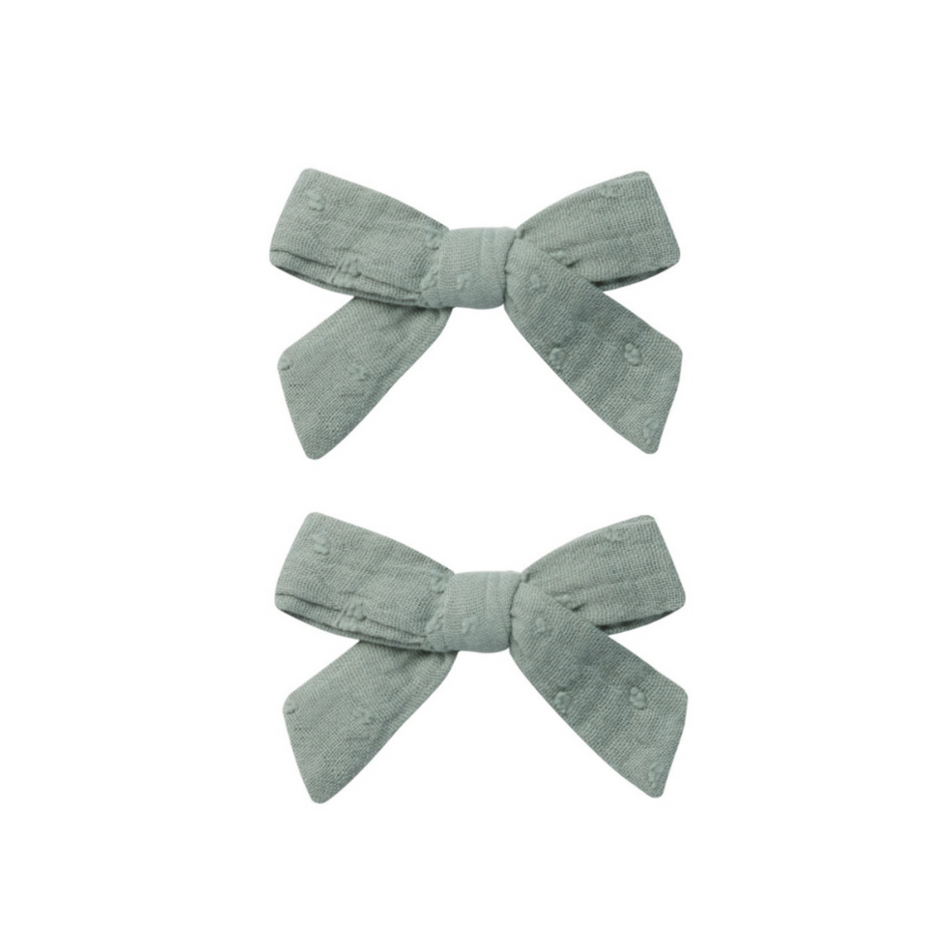 Rylee + Cru Bow Set - aqua