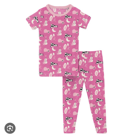 Kickee Pants PJ Set - Tulip Hey Diddle Diddle PJ Set