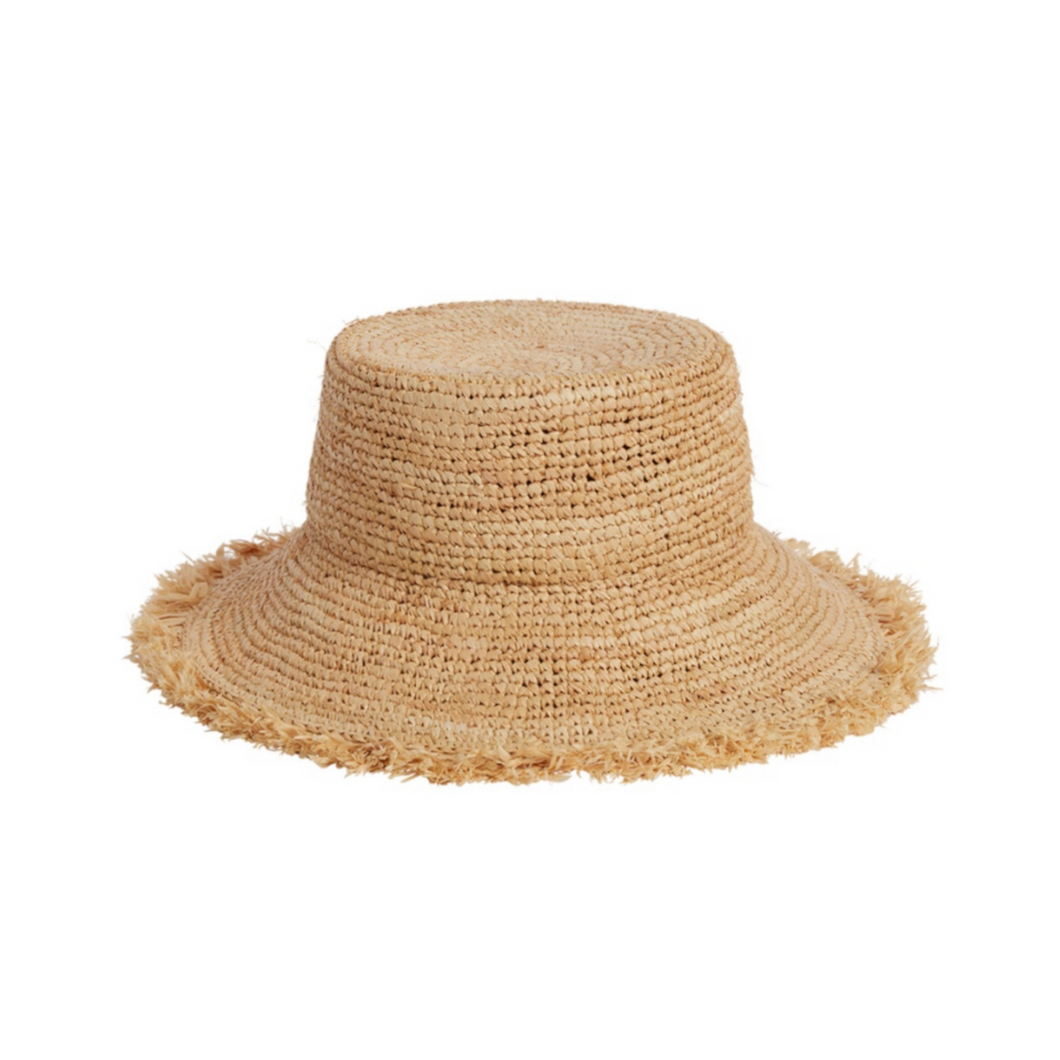 Rylee + Cru Straw Bucket Hat