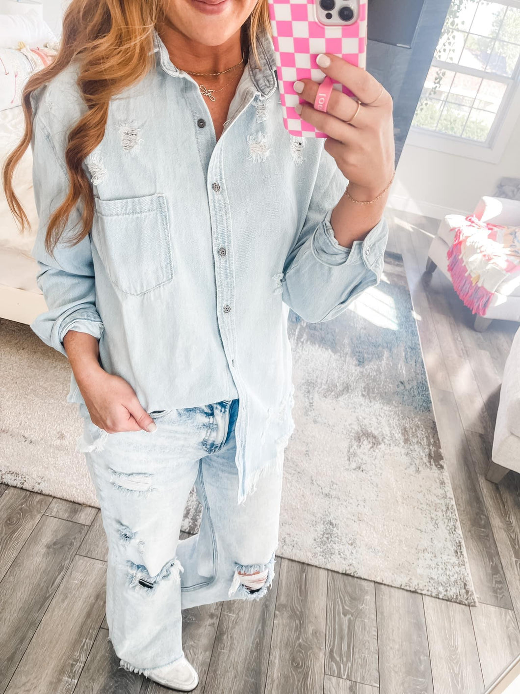 Lanie Denim Top