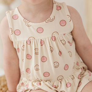 Smiley Peplum + Bloomer Set